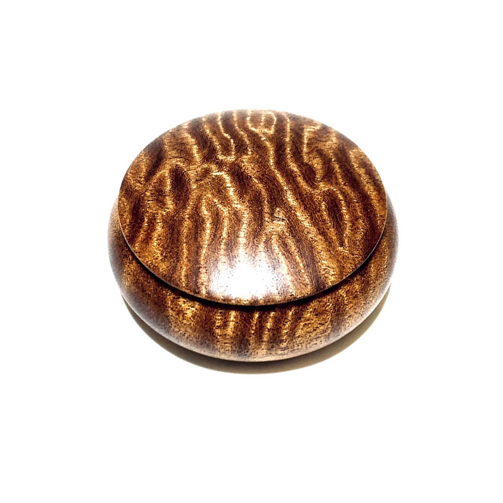 Sapele incense box, 70mm, premium quality, bun-shaped, one-touch operation.