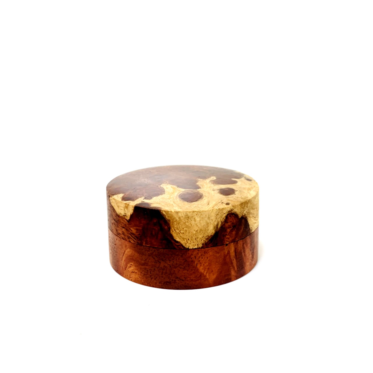 花梨瘤 紅白杢 60mm 切立型 1タッチ式 特上