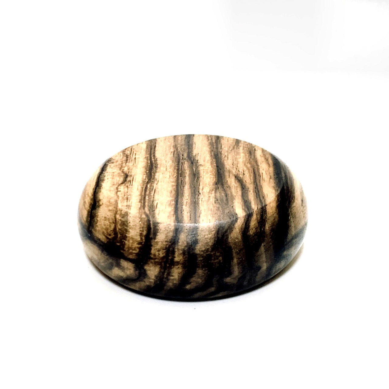 黒柿の香合 70mm 極上 まんじゅう型 1タッチ式