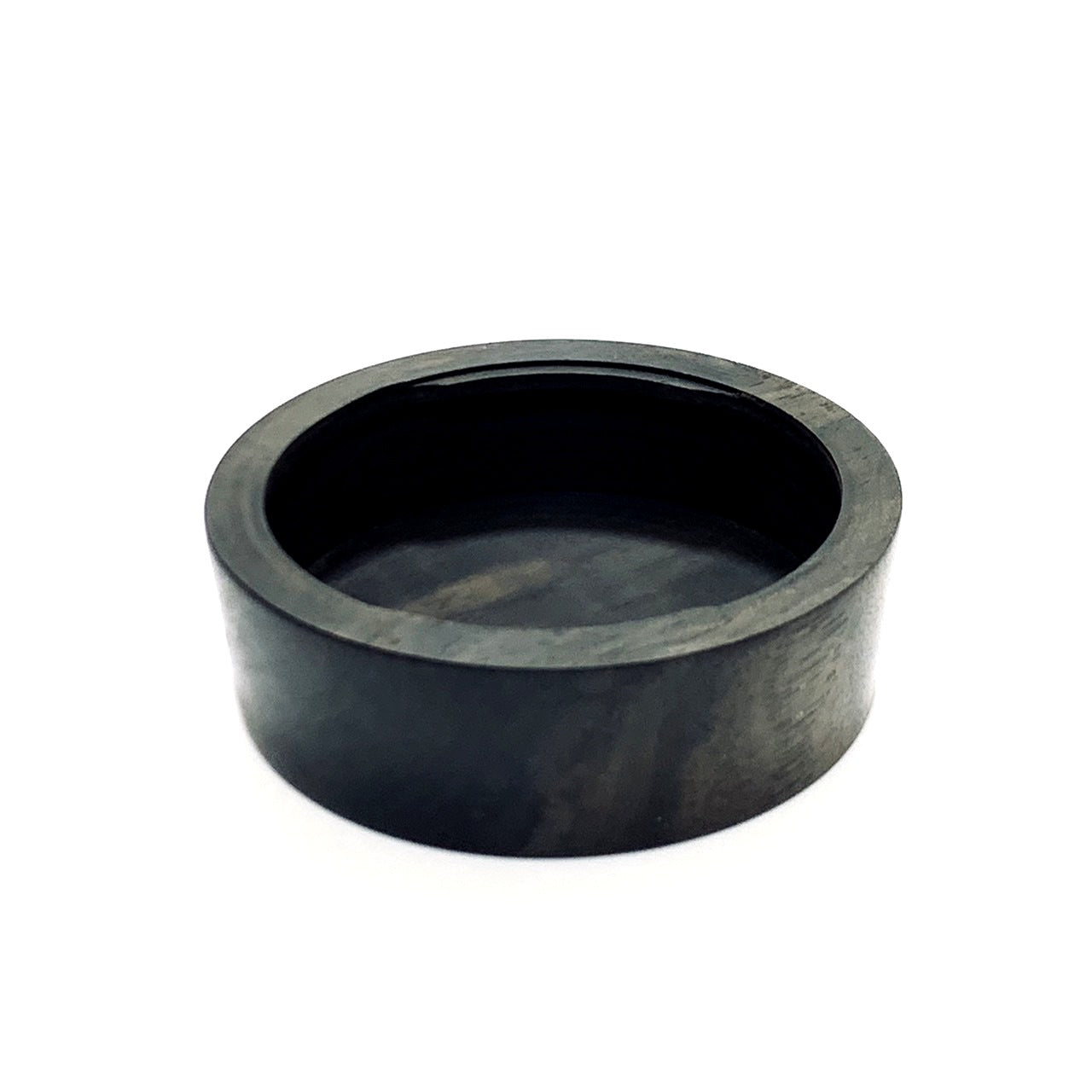 黒柿の香合 70mm 標準杢 新型 1タッチ式