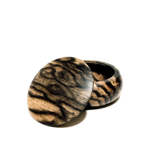 黒柿　70mm　まんじゅう型　1タッチ式　特上