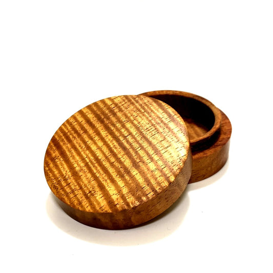 ハワイアンコアの香合　70mm　特上　切立型　1タッチ式