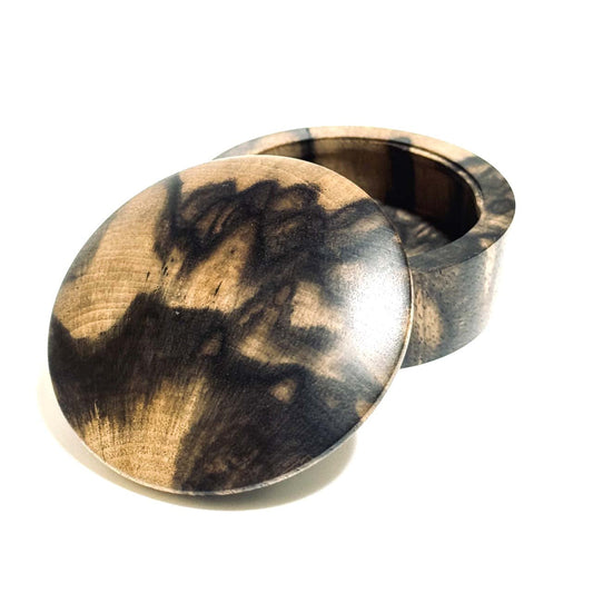 黒柿　60mm　新型　孔雀杢　1タッチ式　極上