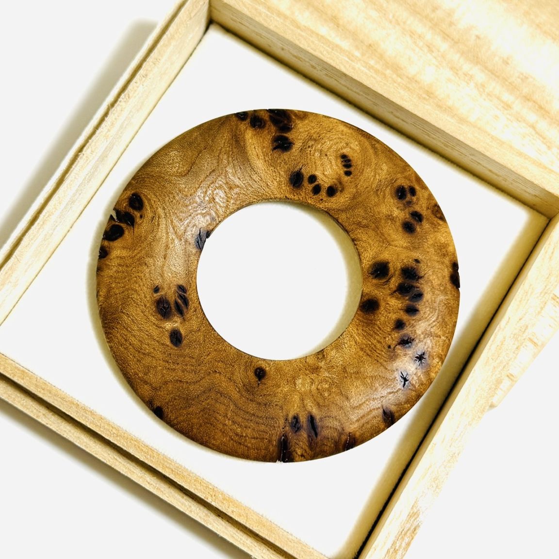 欅瘤杢の環　70mm（AA）