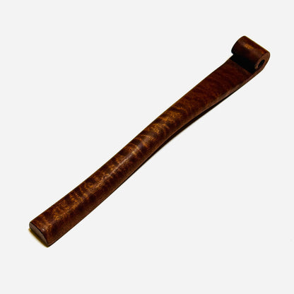 サペリ・マホガニーの笏　8寸（240mm）リボン杢