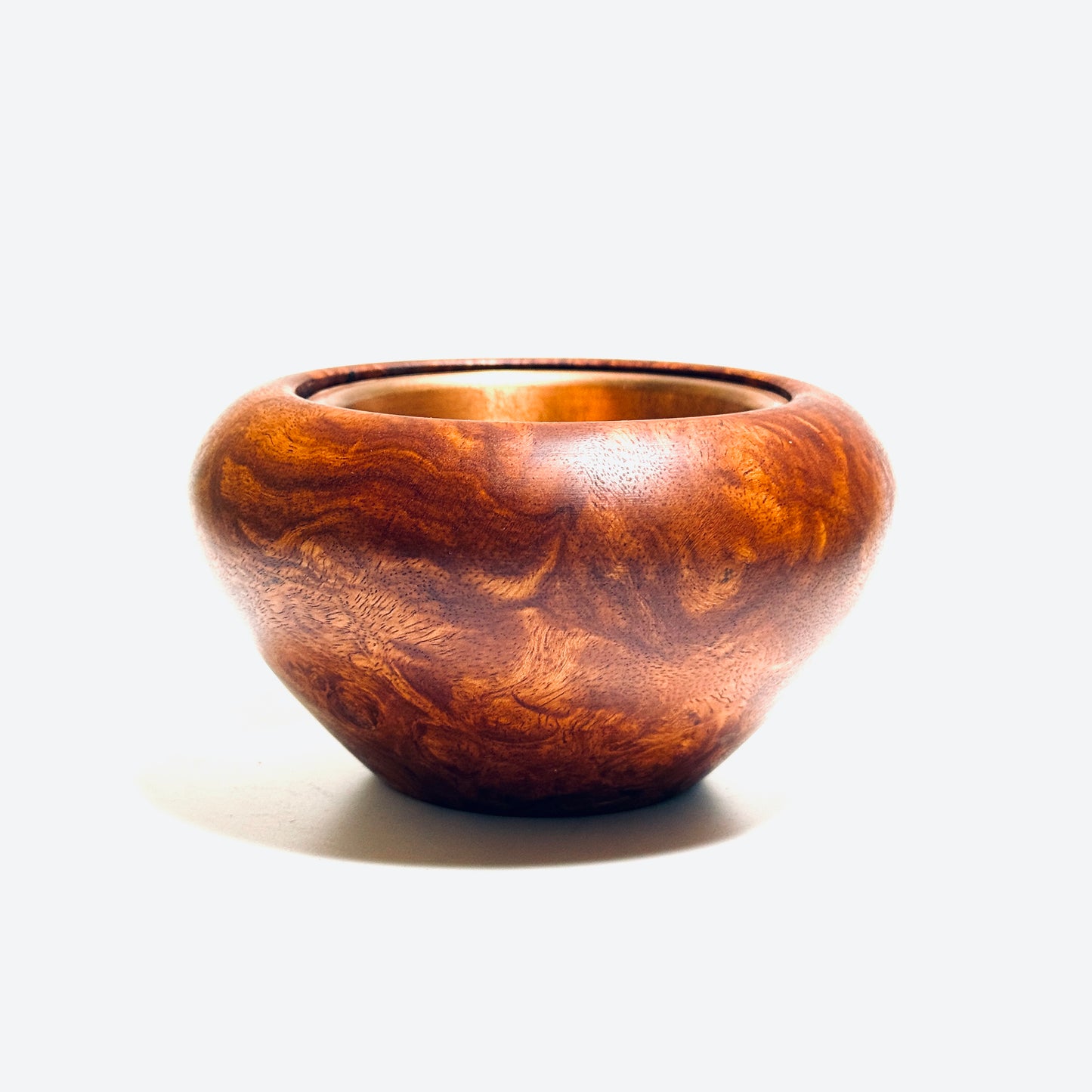 Quince burl incense burner, 4 inches (120mm diameter), eight-headed, top quality.