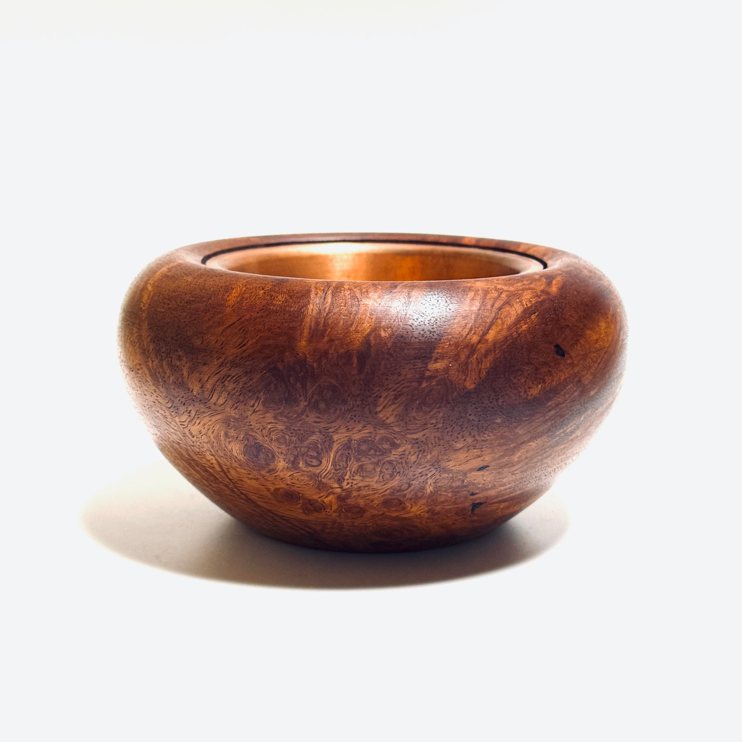 Quince burl incense burner, 4 inches (120mm diameter), eight-headed, top quality.