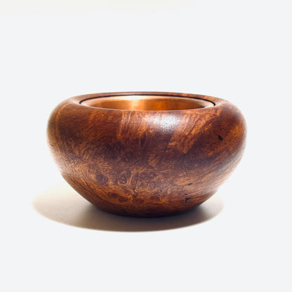 Quince burl incense burner, 4 inches (120mm diameter), eight-headed, top quality.