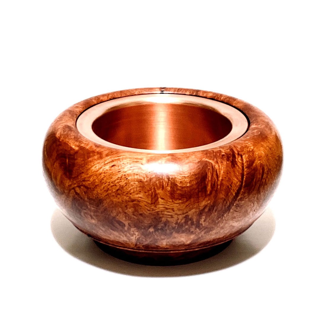 花梨瘤の香炉　5寸（直径150mm）　頭八型　特上