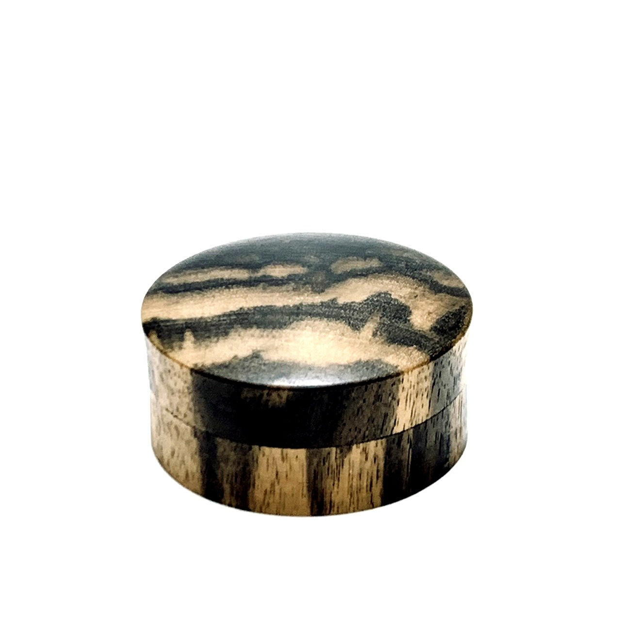 黒柿の香合　50mm　特上　切立型　1タッチ式