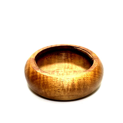 ハワイアンコアの香合　70mm　　まんじゅう型　1タッチ式