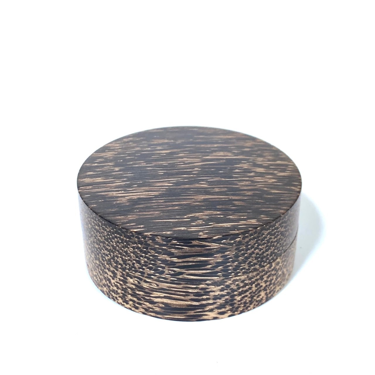 椰子の木（檳榔樹）の香合　70mm　切立型　1タッチ式