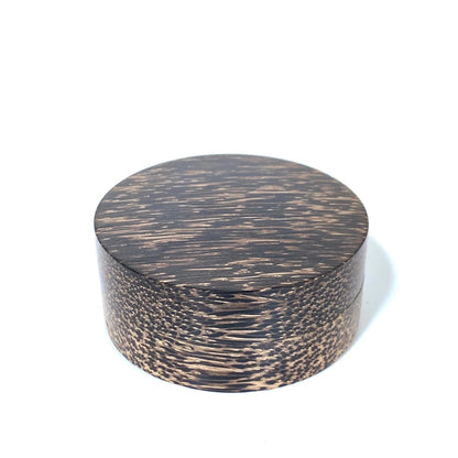 椰子の木（檳榔樹）の香合　70mm　切立型　1タッチ式