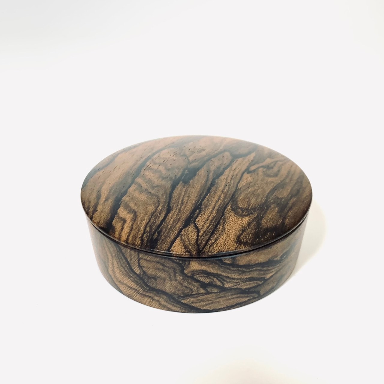 シャム柿の香合　70mm　新型　特上　1タッチ式