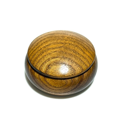 槐の香合　60mm　まんじゅう型　1タッチ式