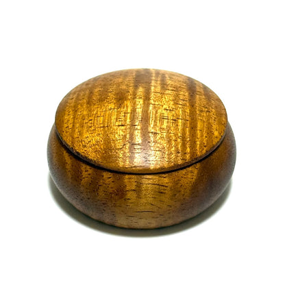 ハワイアンコアの香合　54mm　まんじゅう型　1タッチ式　極上