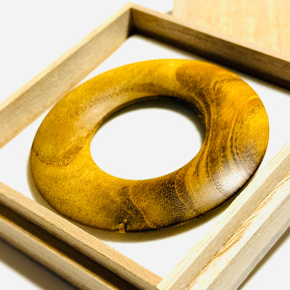 御蔵島 島桑の環（絡子環）金桑　70mm