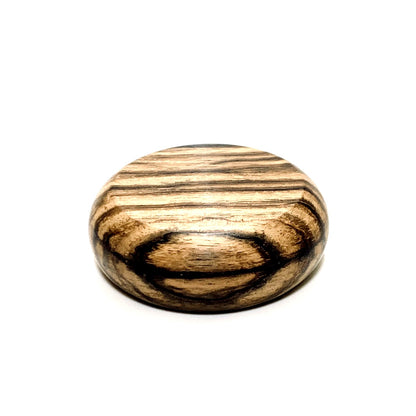 黒柿の香合　70mm　極上　まんじゅう型　1タッチ式