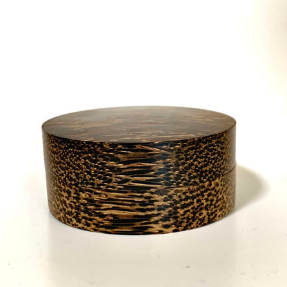 椰子の木（檳榔樹）の香合　70mm　切立型　1タッチ式