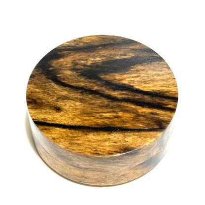 黒柿の香合　70mm　切立型　1タッチ式　標準杢