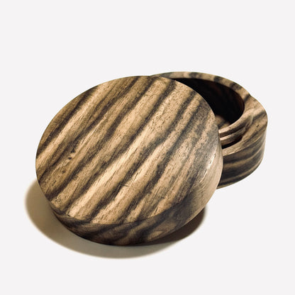 Black Persimmon Incense Box, 70mm, Straight-Sided, One-Touch Type, Premium Quality