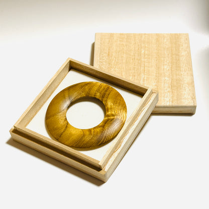 御蔵島 島桑の環（絡子環）金桑　70mm