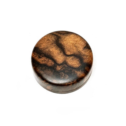 黒柿の香合　60mm　千代型　1タッチ式　特上