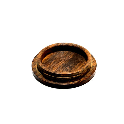 スネークウッドの香合　60mm　極上　千代型　1タッチ式