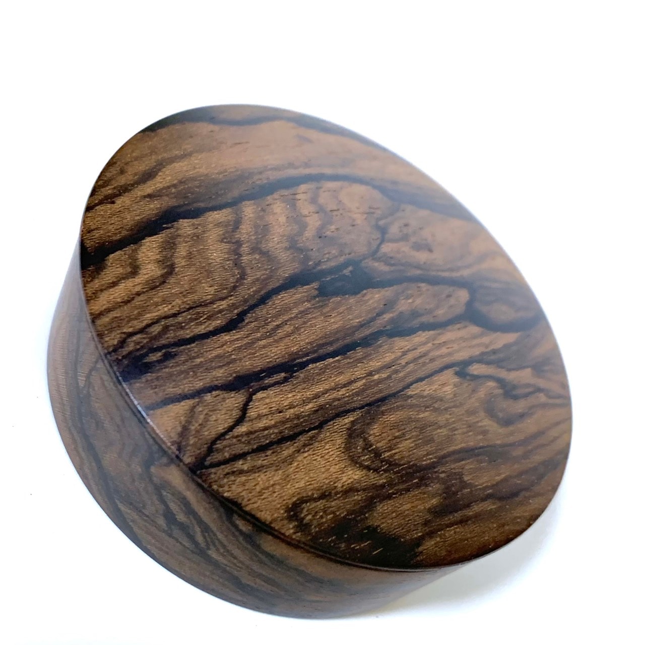 シャム柿の香合　70mm　新型　特上　1タッチ式