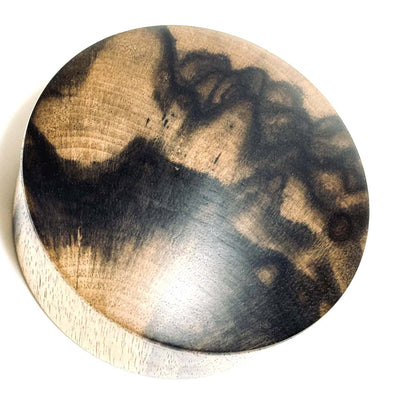 黒柿　60mm　新型　孔雀杢　1タッチ式　極上