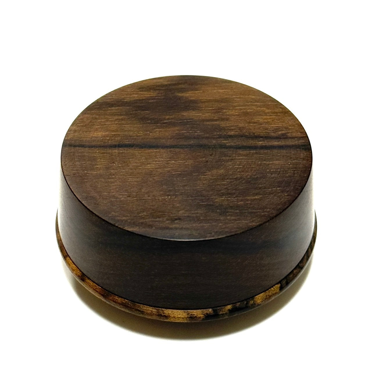 シャム柿の香合　70mm　新型　標準杢　1タッチ式