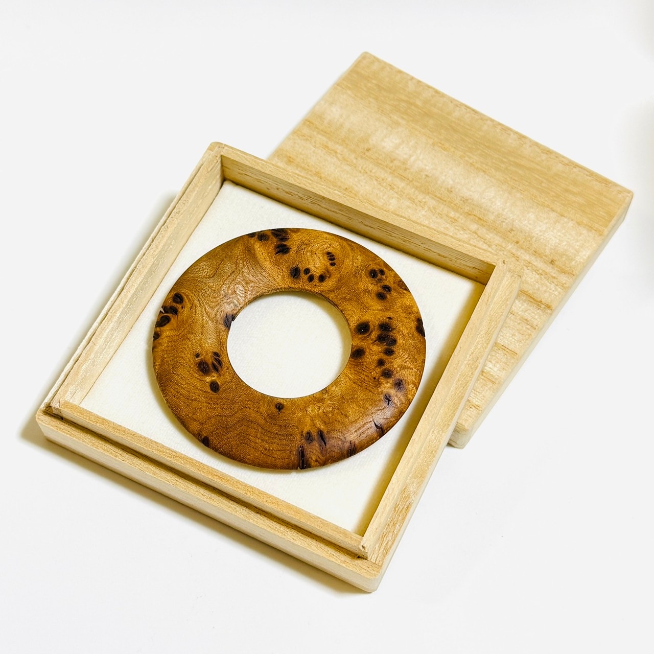 欅瘤杢の環　70mm（AA）