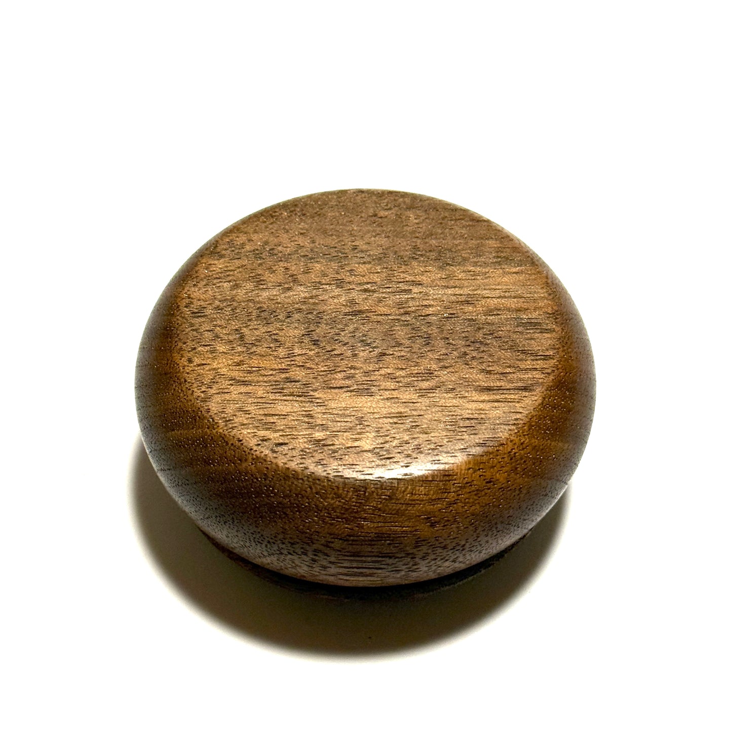 Black walnut incense box, 70mm, straight-sided, one-touch type.