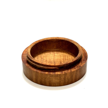 ハワイアンコアの香合　70mm　特上　切立型　1タッチ式