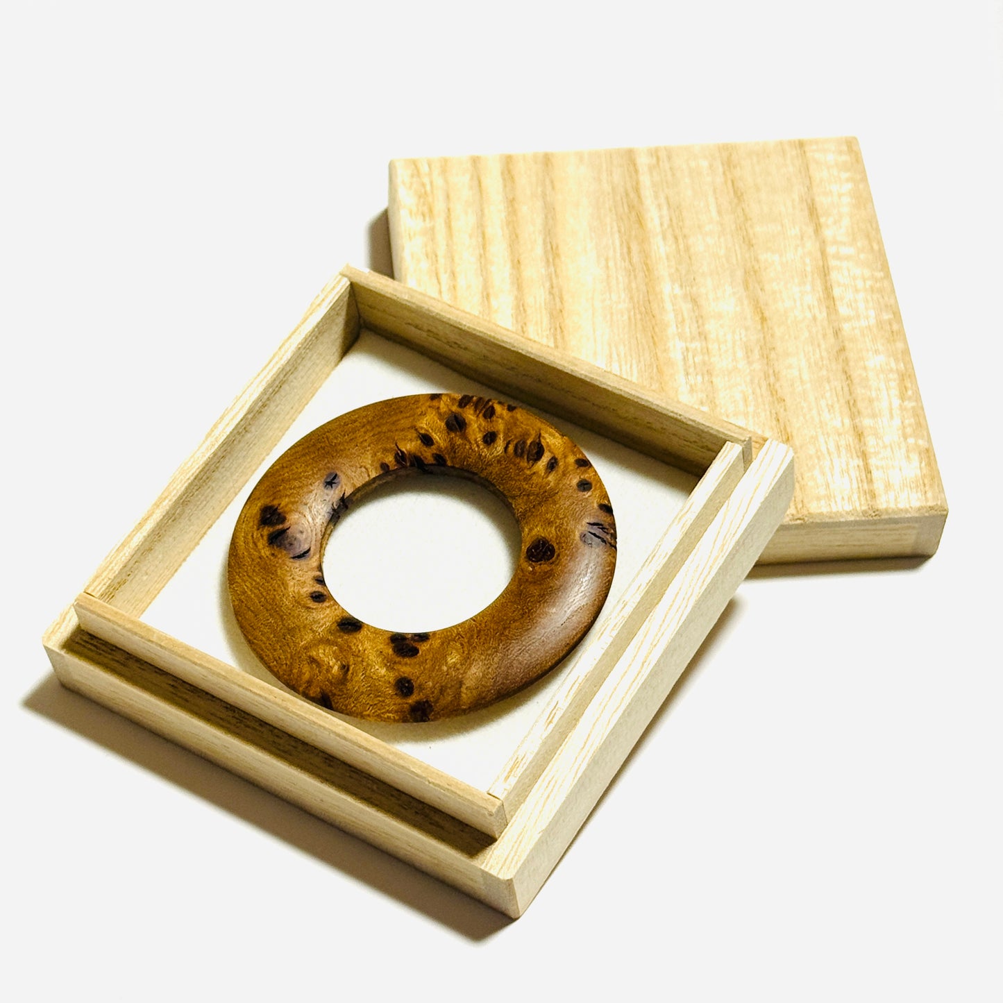 本欅瘤杢の環（絡子環） 1寸8分（54mm ）