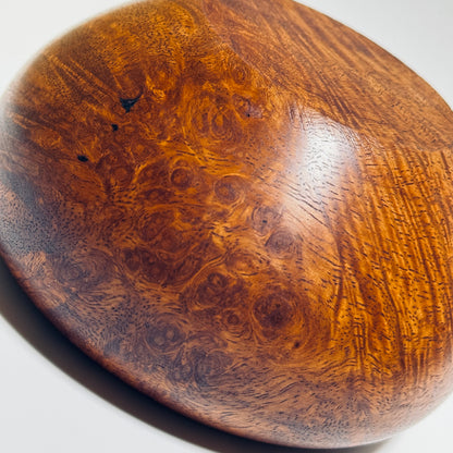 Quince burl incense burner, 4 inches (120mm diameter), eight-headed, top quality.