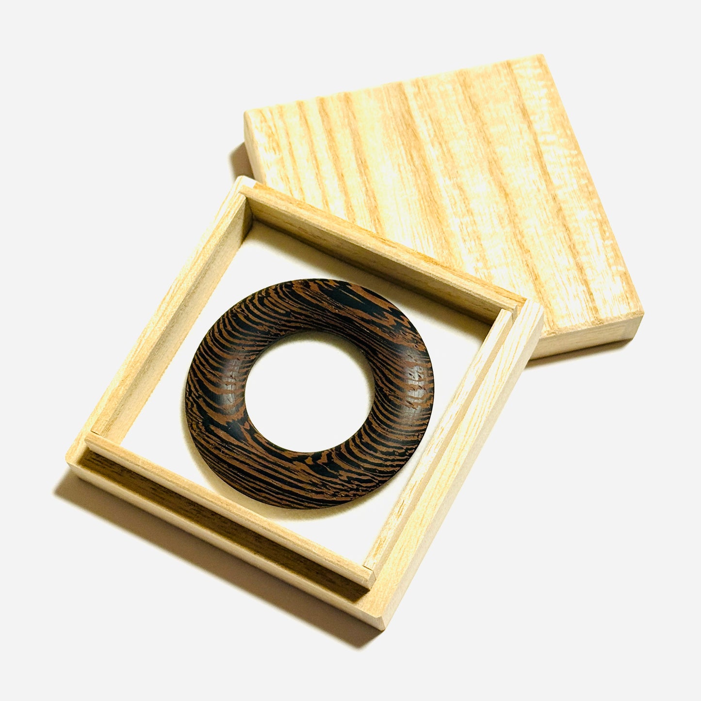 紫鉄刀木の環（絡子環） 1寸8分（54mm ）