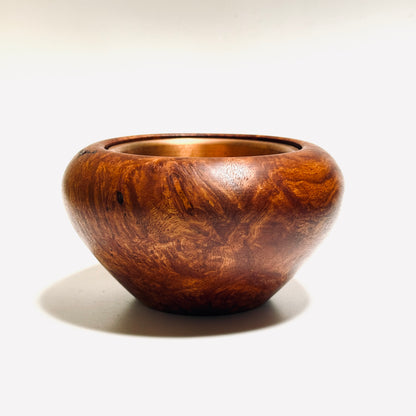 Quince burl incense burner, 4 inches (120mm diameter), eight-headed, top quality.