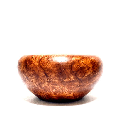 花梨瘤の香炉　4寸（直径120mm）　頭八型　特上