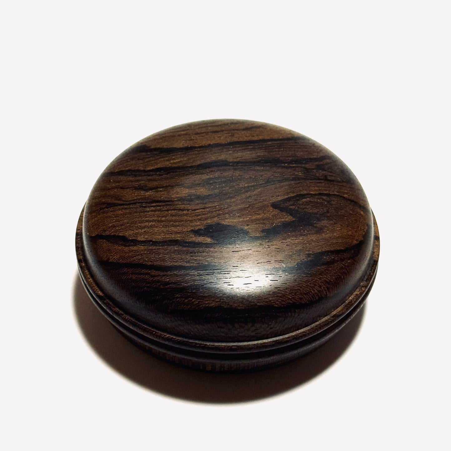 Siamese Persimmon Incense Box, 70mm, Premium Grade, Clam Shape, One-Touch Opening