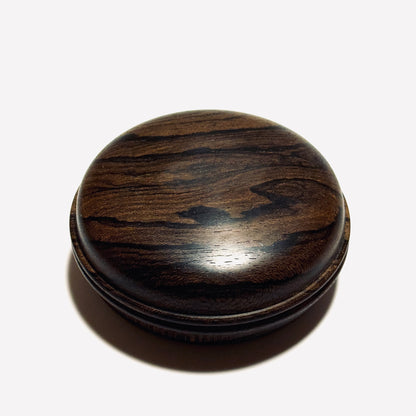 Siamese Persimmon Incense Box, 70mm, Premium Grade, Clam Shape, One-Touch Opening