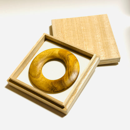 御蔵島 島桑の環（絡子環）金桑　70mm