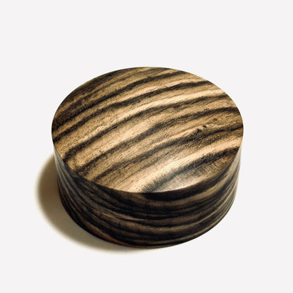 Black Persimmon Incense Box, 70mm, Straight-Sided, One-Touch Type, Premium Quality