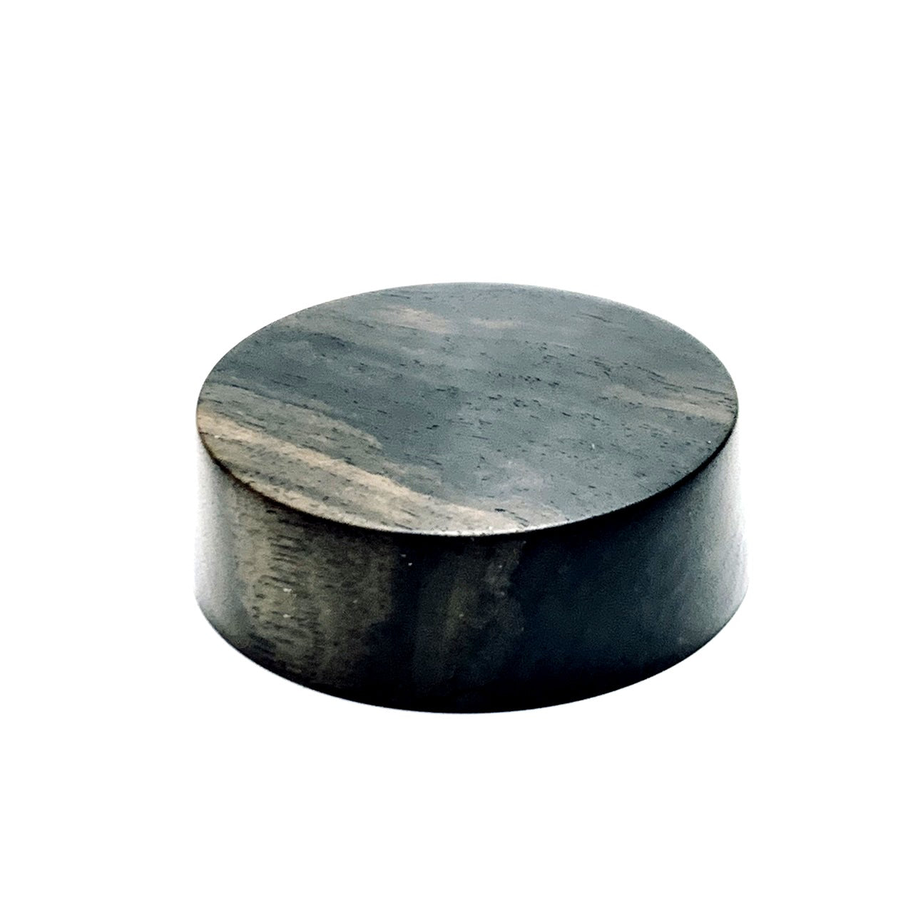 黒柿の香合　70mm　標準杢　新型　1タッチ式