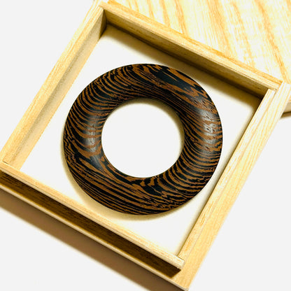 紫鉄刀木の環（絡子環） 1寸8分（54mm ）