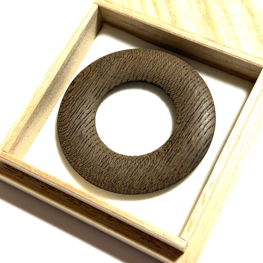 神代欅の環（絡子環） 1寸8分（54mm ）