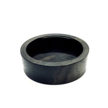 黒柿の香合　70mm　標準杢　新型　1タッチ式