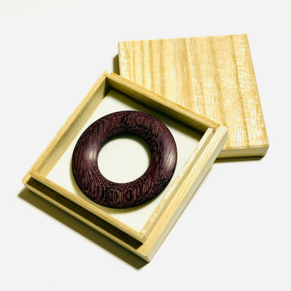 紫御殿（パープルハート ）の環（絡子環）1寸8分（54mm ）