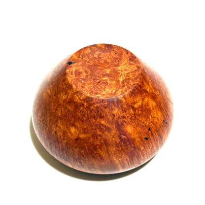 Quince burl incense burner, 4 inches (120mm diameter), eight-headed, top quality.