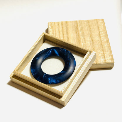 国産高級レジンの環（絡子環）銀河　1寸8分（54mm ）